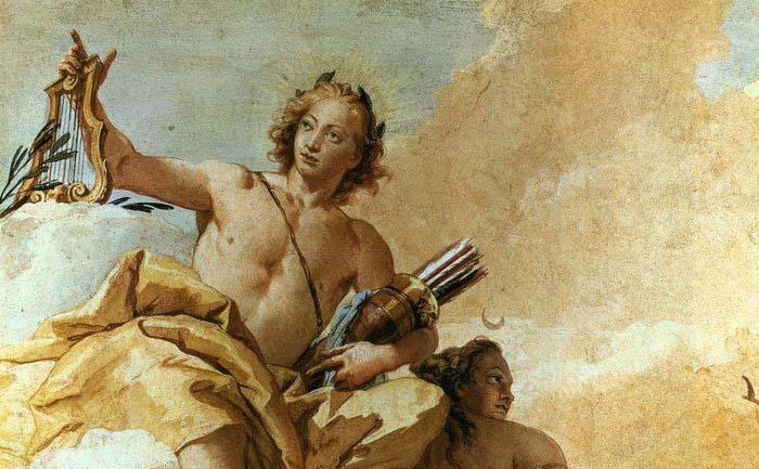 TIEPOLO, Giovanni Domenico Apollo and Diana oil painting image